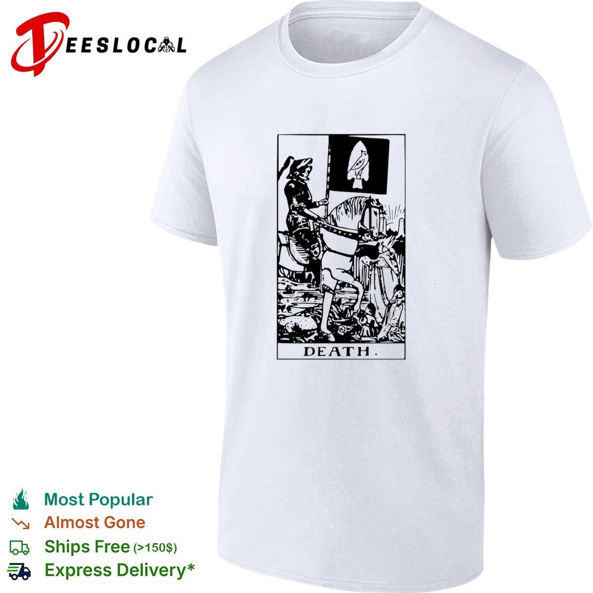 Drake OVO Owl Arrowhead Tarot Card Death shirt