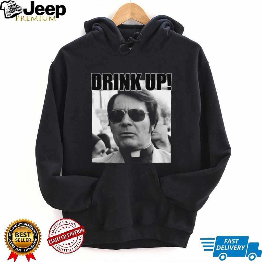Drink Up Religious Cult Parody Humor Graphic T Shirt