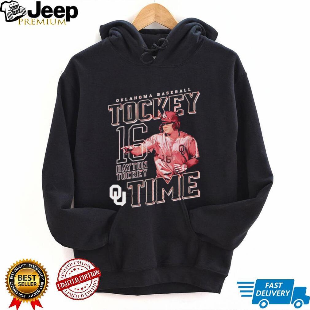 Oklahoma Baseball Tockey time number 16 Dayton Tockey shirt
