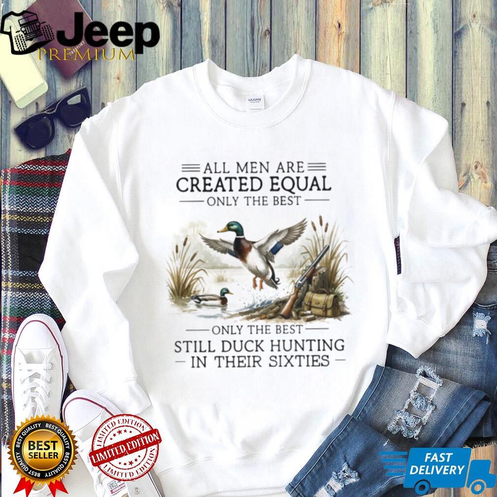 Duck Hunting Men Sixties Birthday Gift Retro Hunter Waterfowl Outdoor Sport Shirt