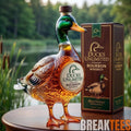 Ducks Unlimited Mallard-shaped Bourbon Bottle