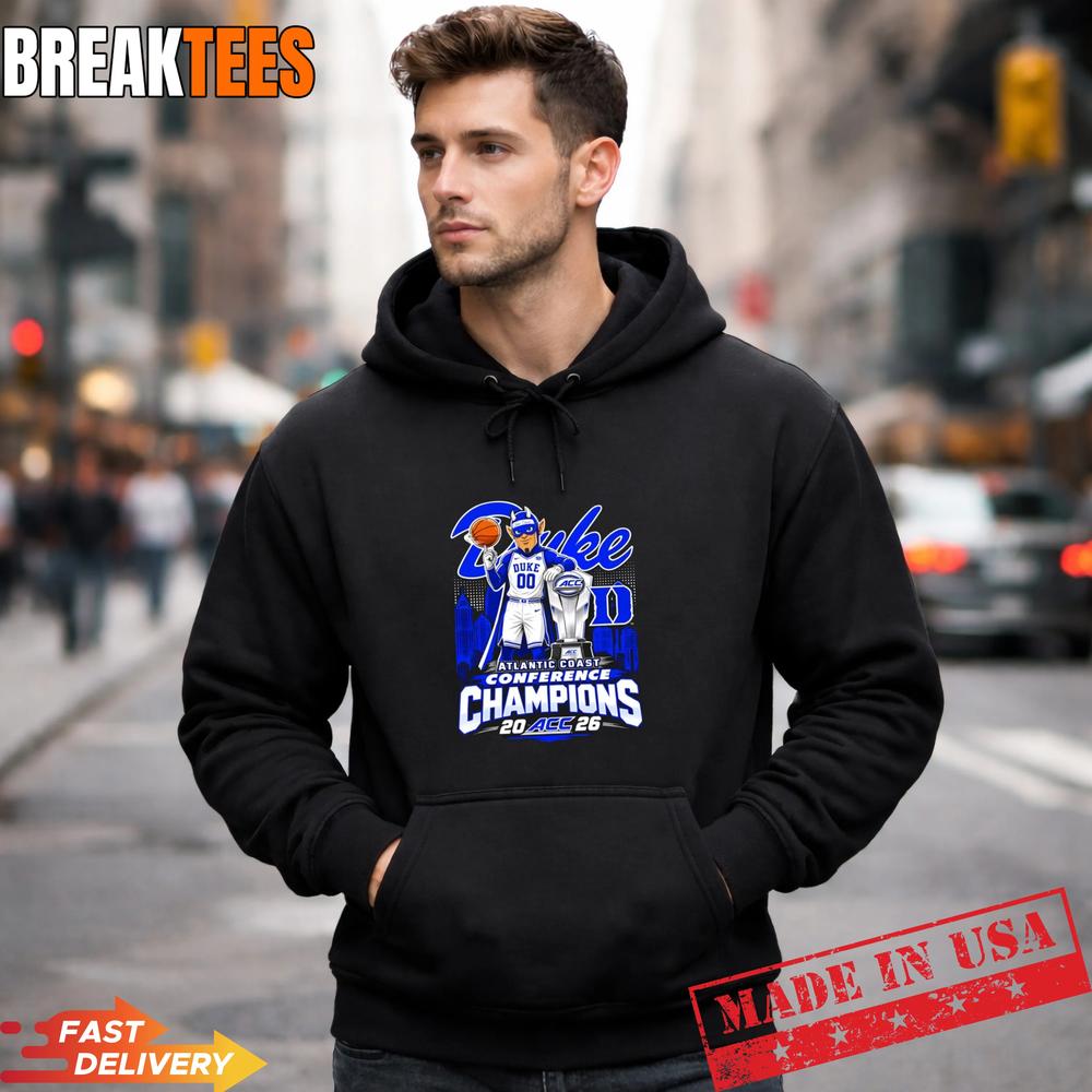 Duke Basketball 2026 ACC Champions Fan Graphic T-Shirt