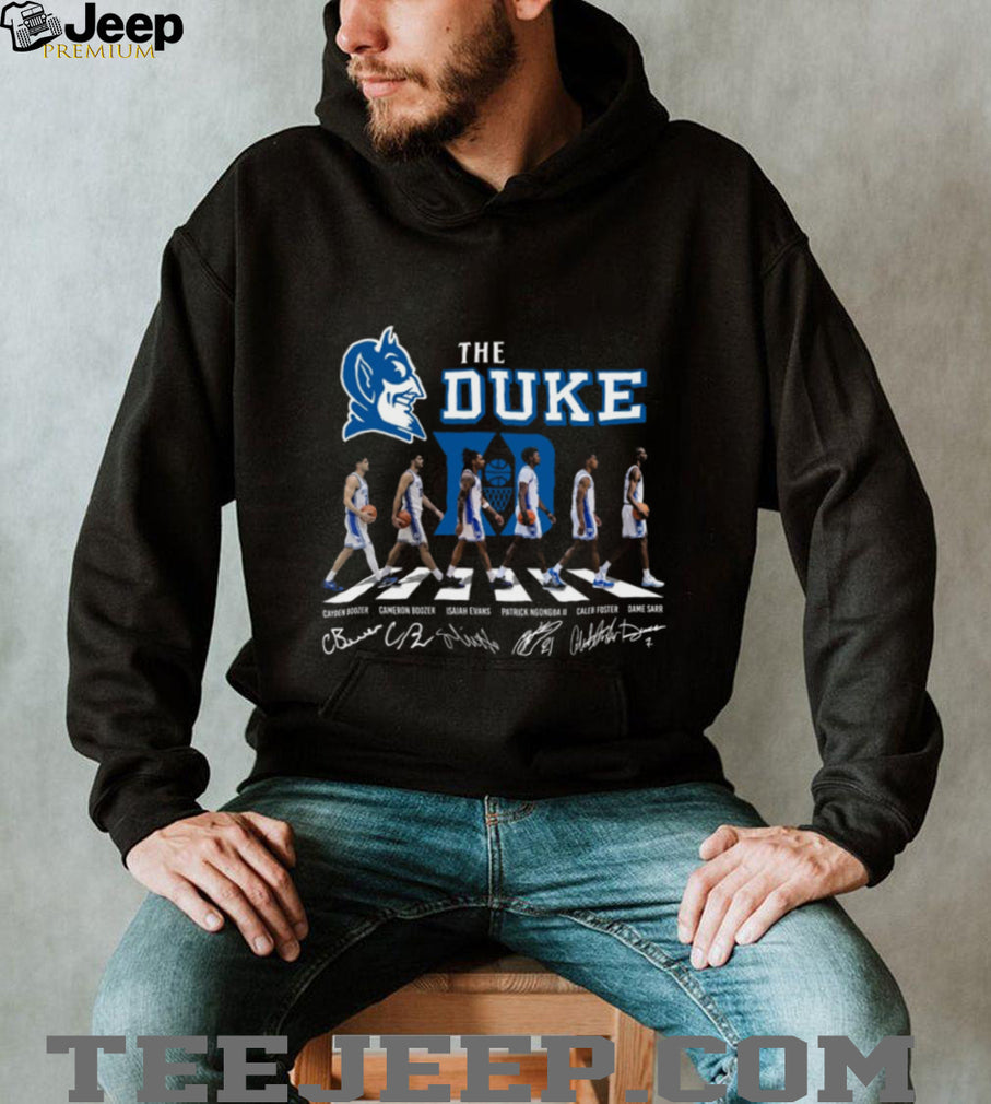Duke Basketball Blue Devils Abbey Road Signature T Shirt