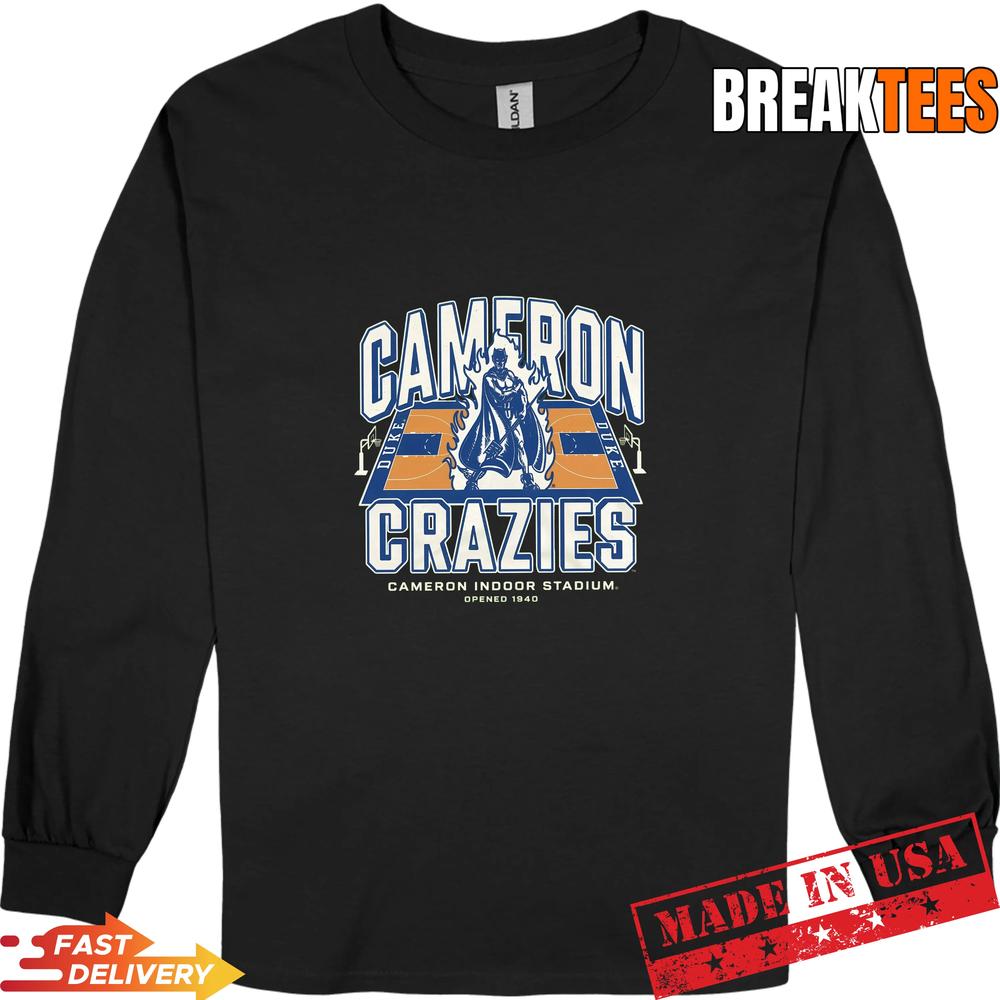 Duke Basketball Cameron Crazies Vintage Fan Graphic T-Shirt