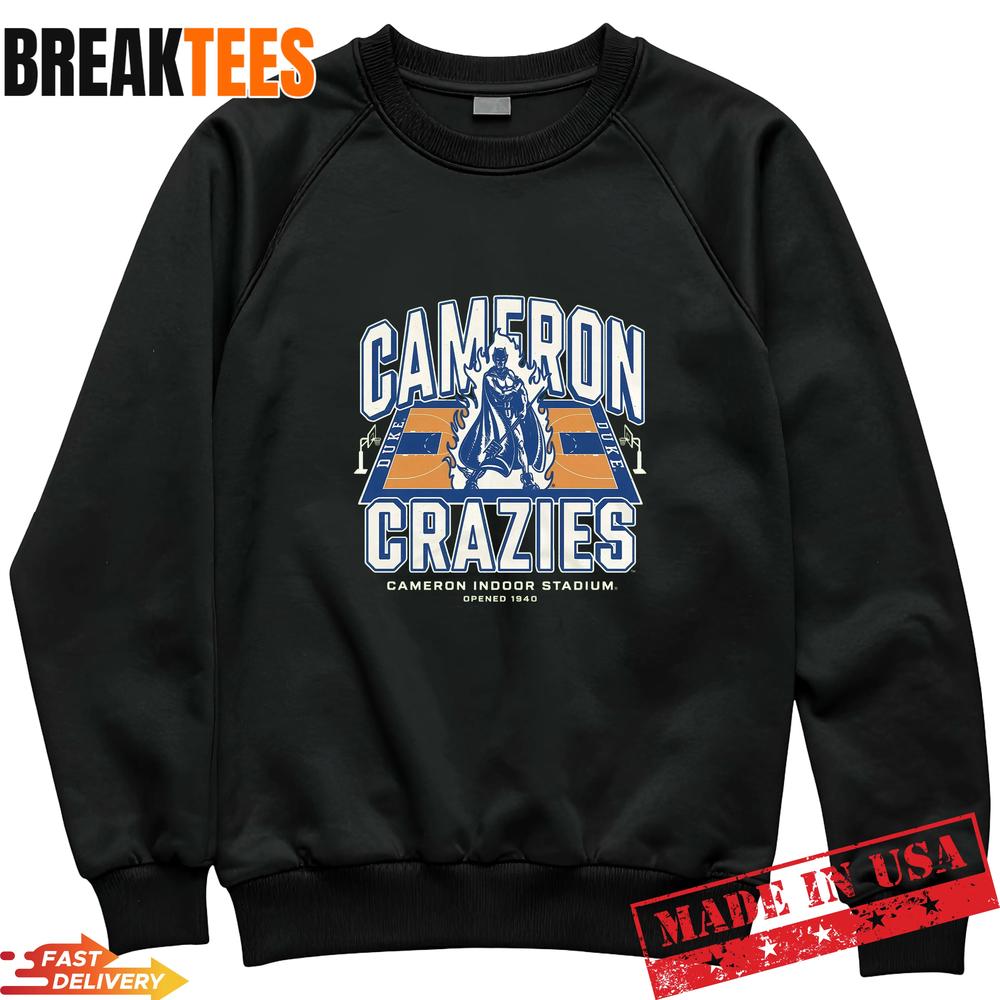 Duke Basketball Cameron Crazies Vintage Fan Graphic T-Shirt