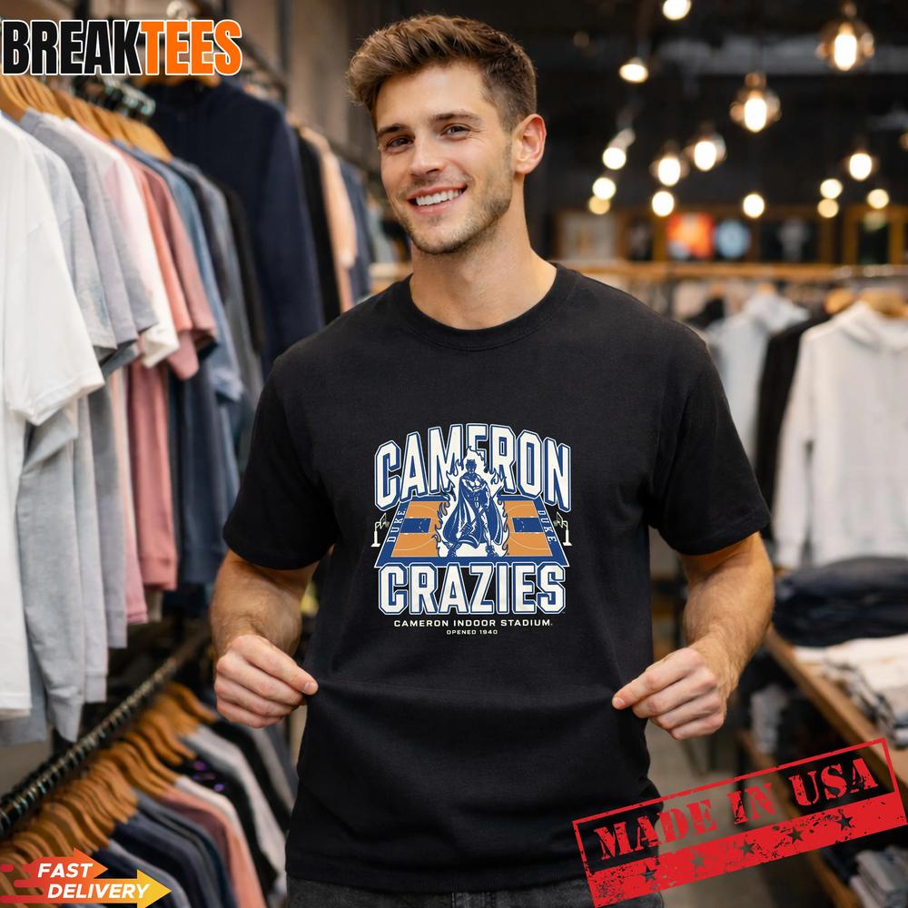 Duke Basketball Cameron Crazies Vintage Fan Graphic T-Shirt
