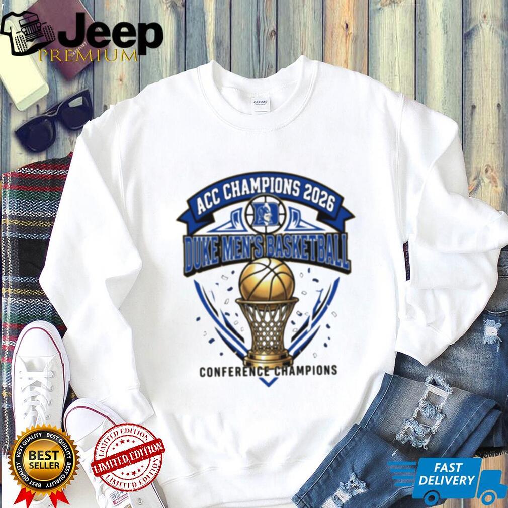 Duke Men’s Basketball 2026 ACC Conference Champions Graphic T Shirt