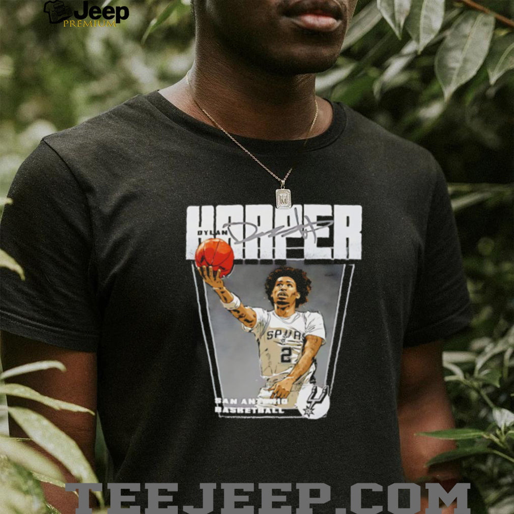 Dylan Harper San Antonio Basketball Signature Vintage Style Graphic T Shirt