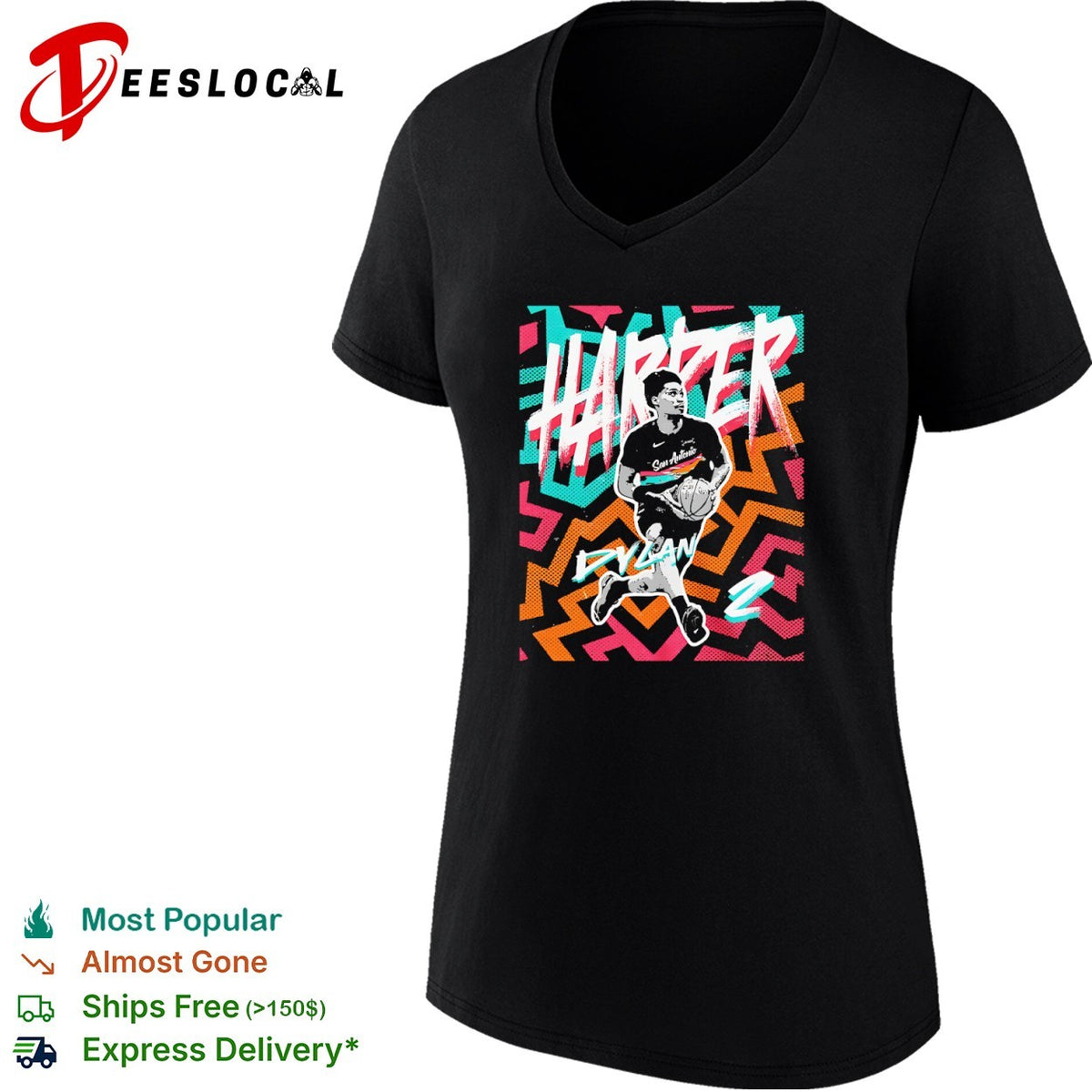 Dylan Harper San Antonio Spurs NBA Harper 2 shirt