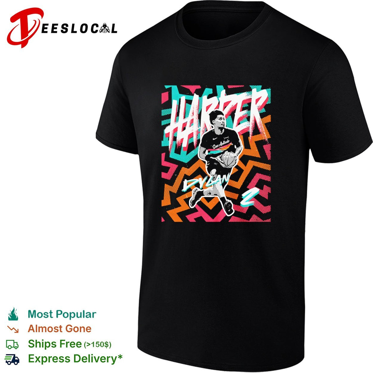 Dylan Harper San Antonio Spurs NBA Harper 2 shirt