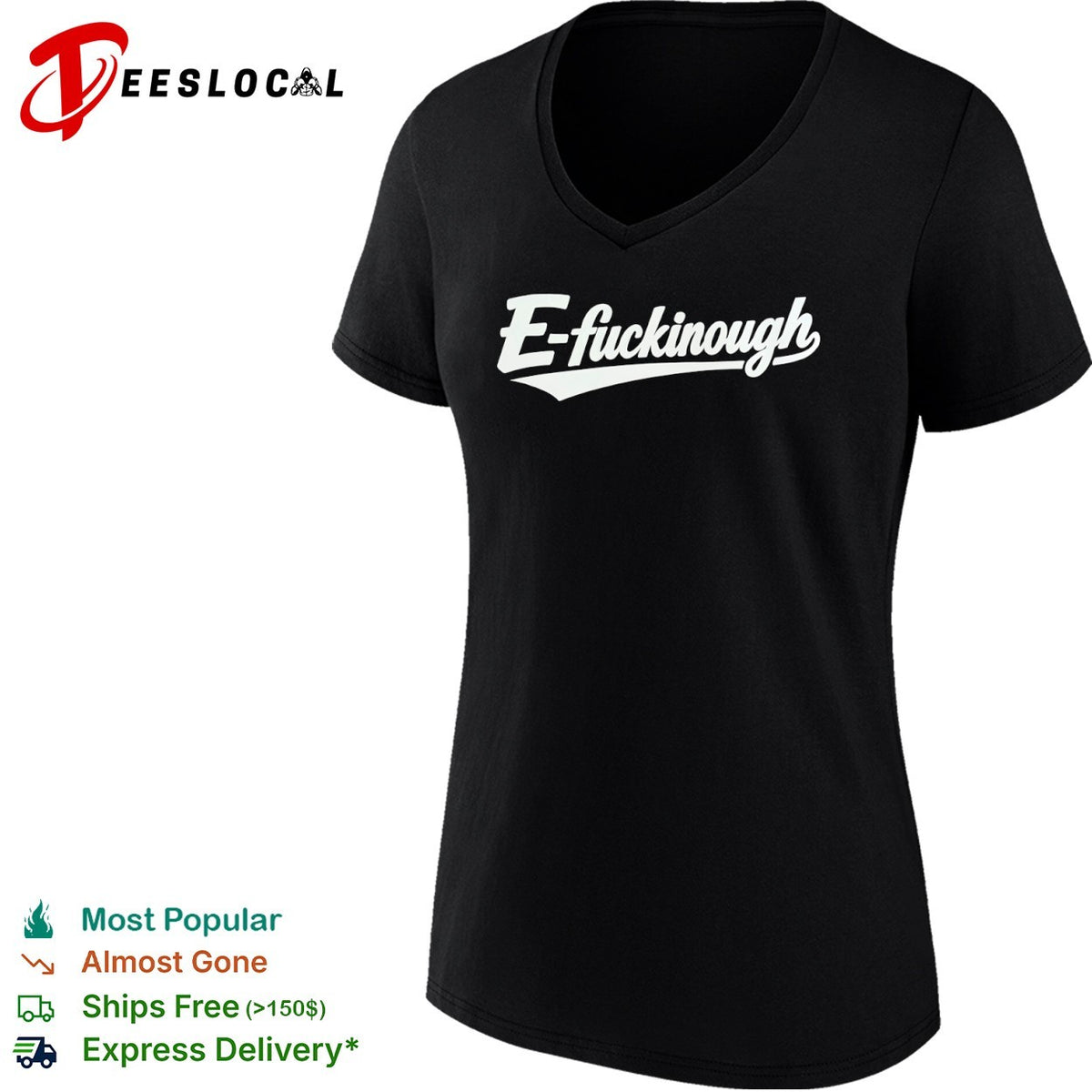 E-fuckinough logo shirt
