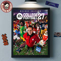 EA Sports College Football 27 Deluxe Edition Cover Athletes Home Decor Poster Canvas