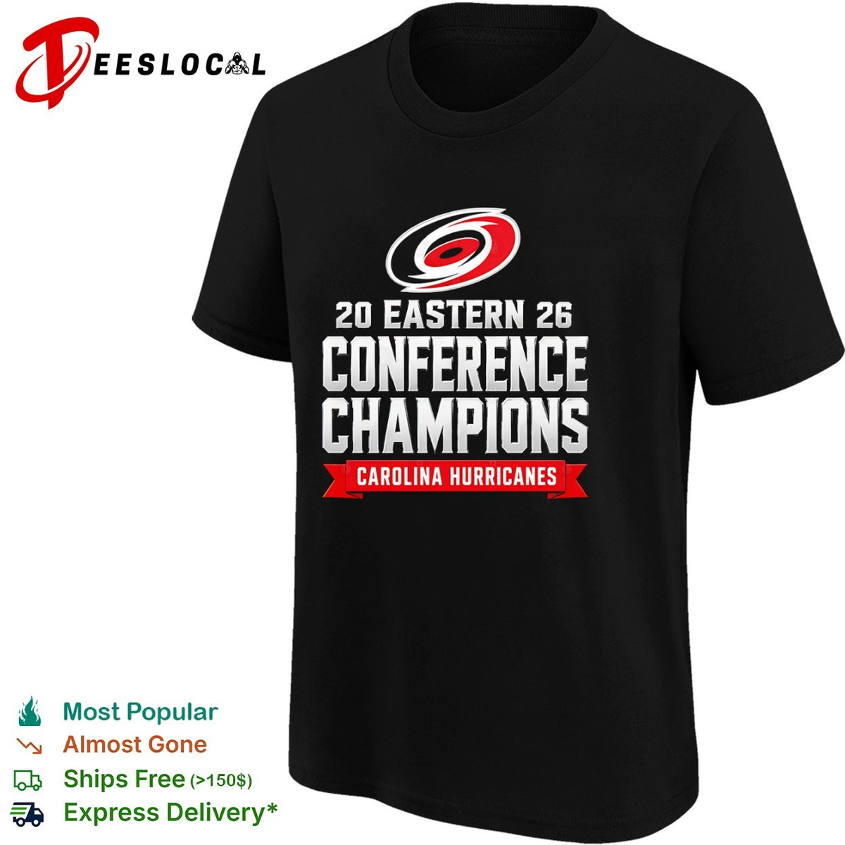Eastern Conference Champions 2026 Carolina Hurricanes team shirt