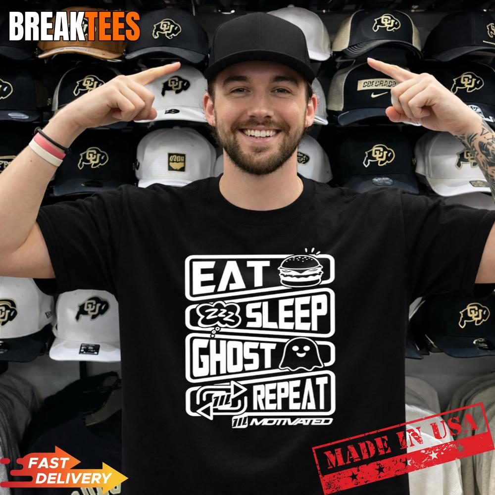 Eat Sleep Ghost Repeat Shirt