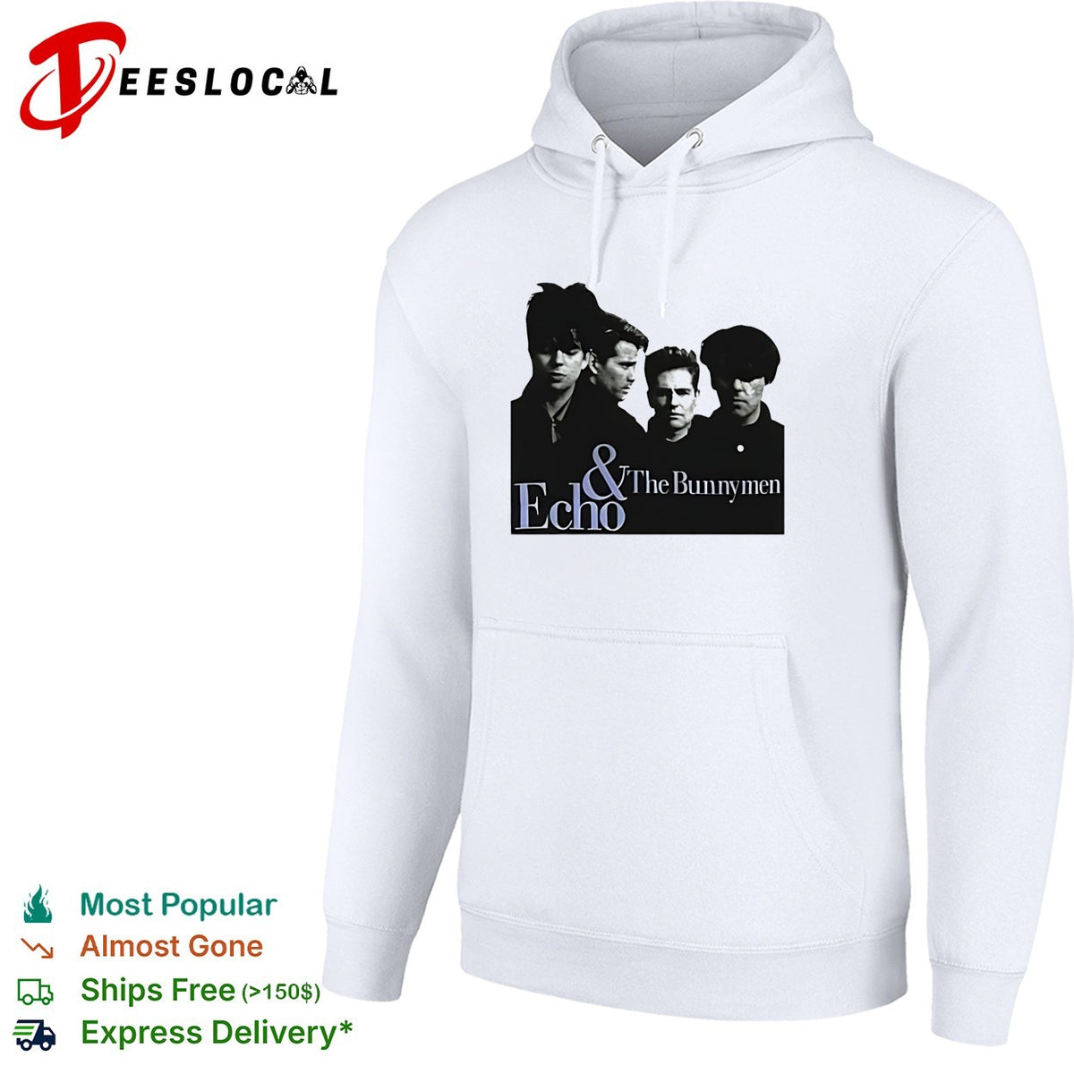 Echo and the Bunnymen band photo portrait shirt
