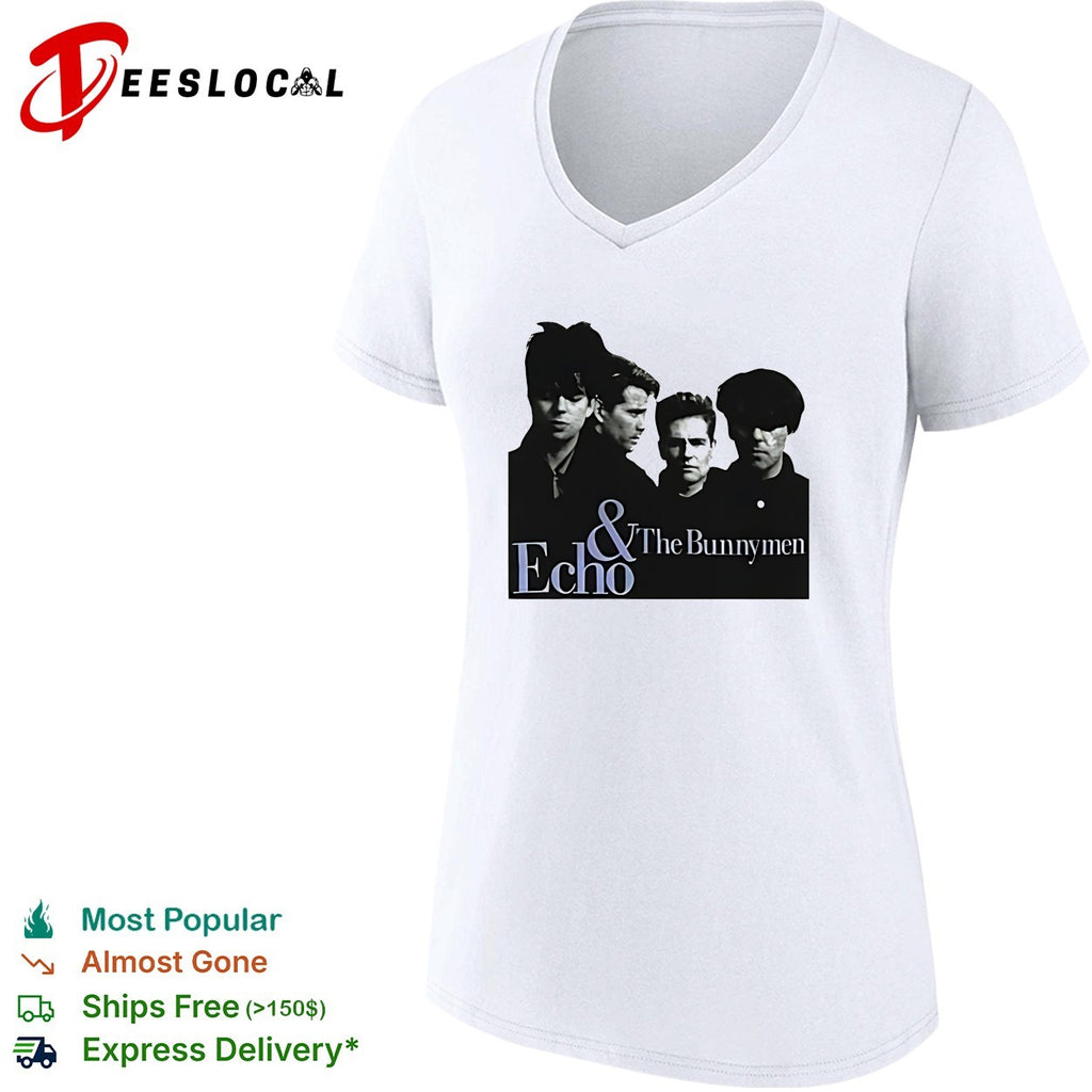 Echo and the Bunnymen band photo portrait shirt
