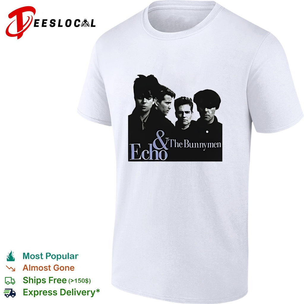 Echo and the Bunnymen band photo portrait shirt