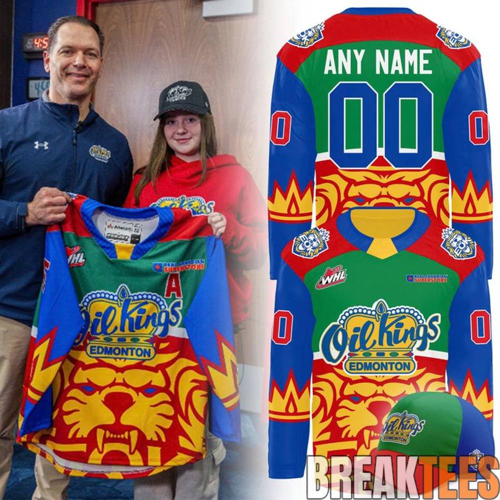 Edmonton Oil Kings x The Fan Designed Hockey Jersey
