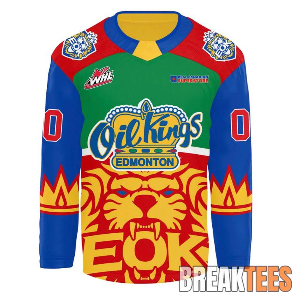 Edmonton Oil Kings x The Fan Designed Hockey Jersey