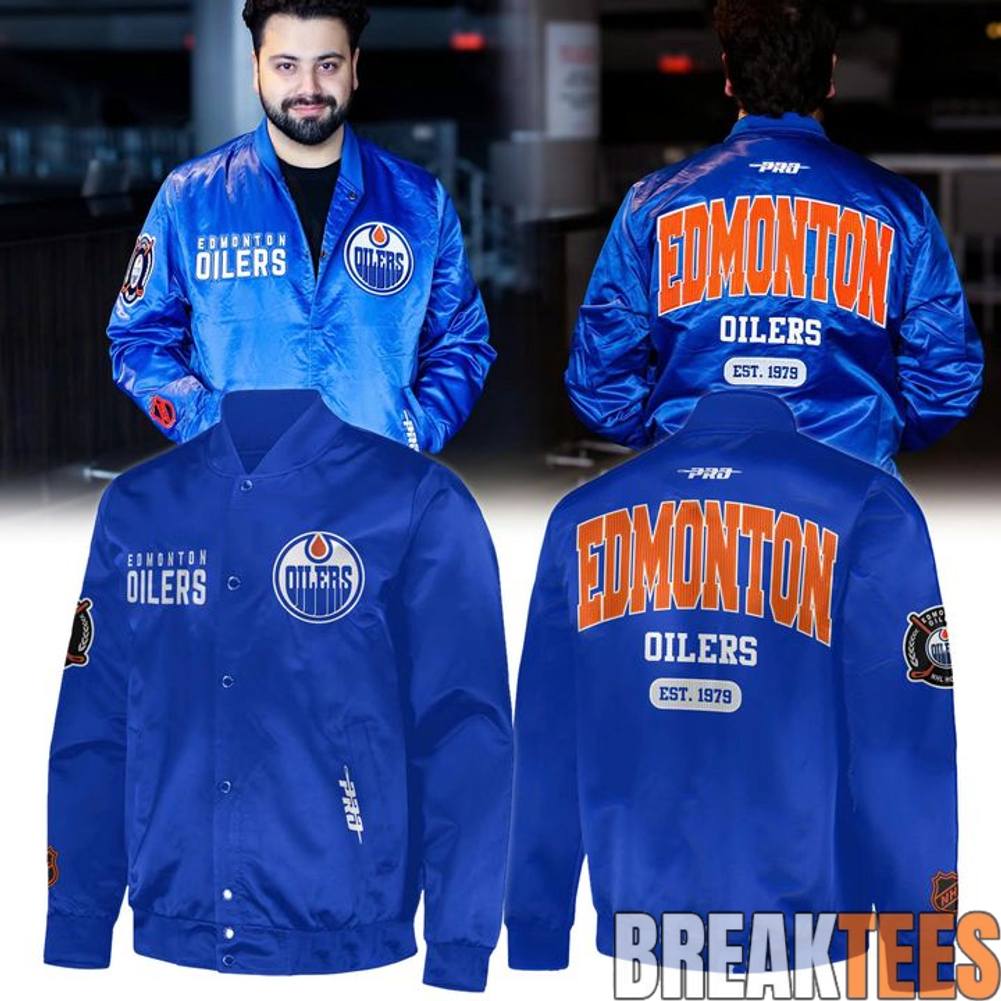 Edmonton Oilers 2026 City Arch Bomber Jacket