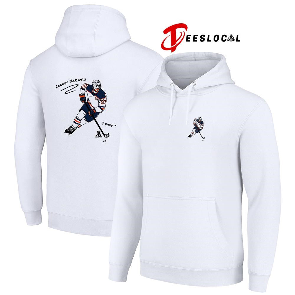 Edmonton Oilers Connor McDavid art pose shirt