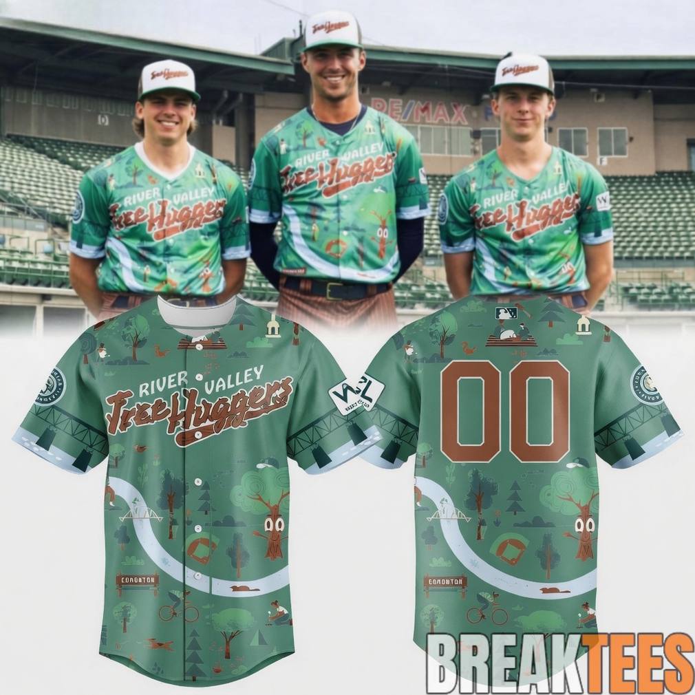 Edmonton Riverhawks 2026 River Valley Tree Hugger Personalized Baseball Jesrey