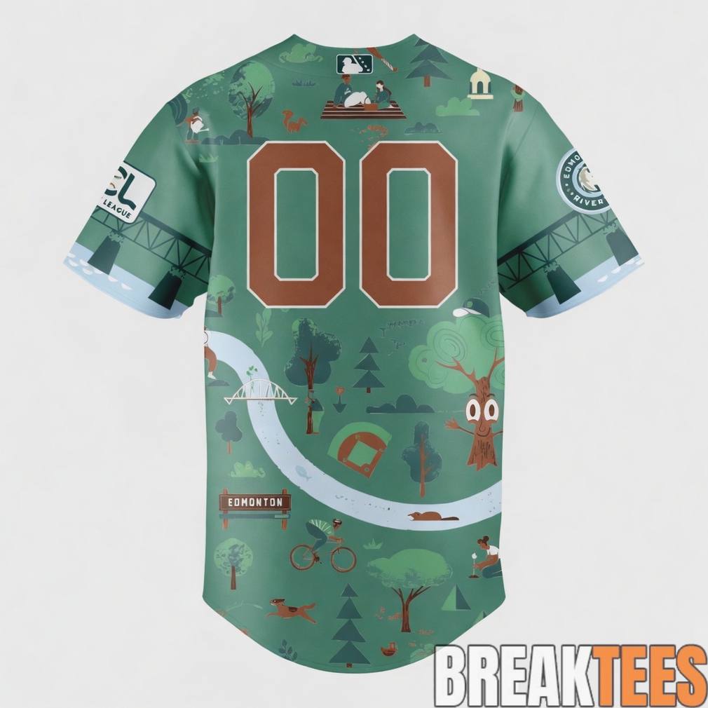 Edmonton Riverhawks 2026 River Valley Tree Hugger Personalized Baseball Jesrey