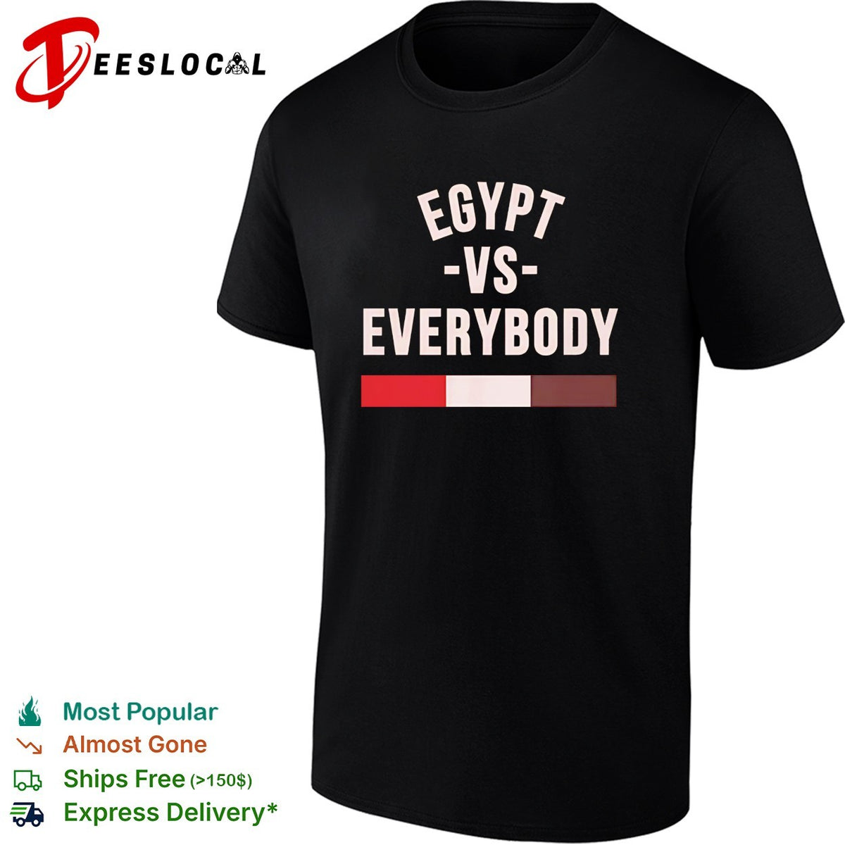 Egypt vs everybody flag soccer pride shirt