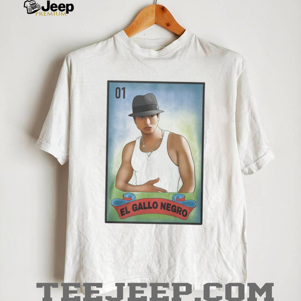 El Gallo Negro Miklo Loteria Card Blood In Blood Out T Shirt