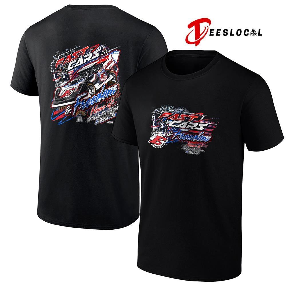 Eldora Speedway fast cars and freedom home of dirt late model dream and world graphic shirt