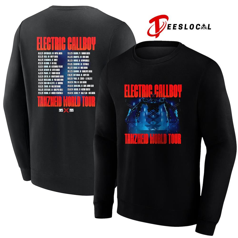 Electric Callboy Let The Good Times Roll Tanzneid world tour date schedule shirt