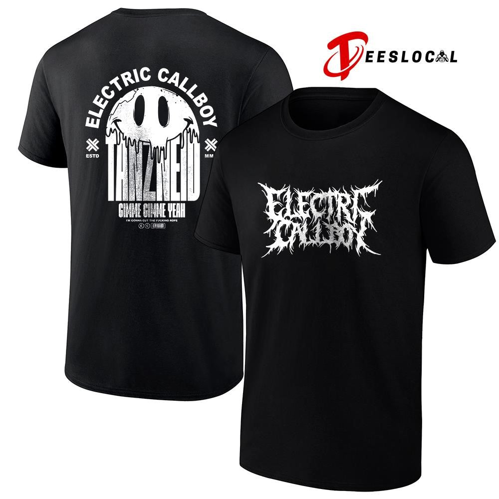 Electric Callboy Let The Good Times Roll gimme gimme yeah death core smile shirt
