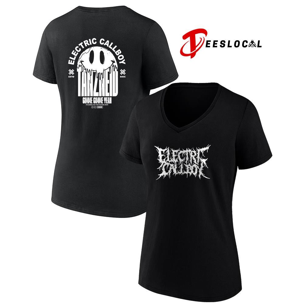 Electric Callboy Let The Good Times Roll gimme gimme yeah death core smile shirt