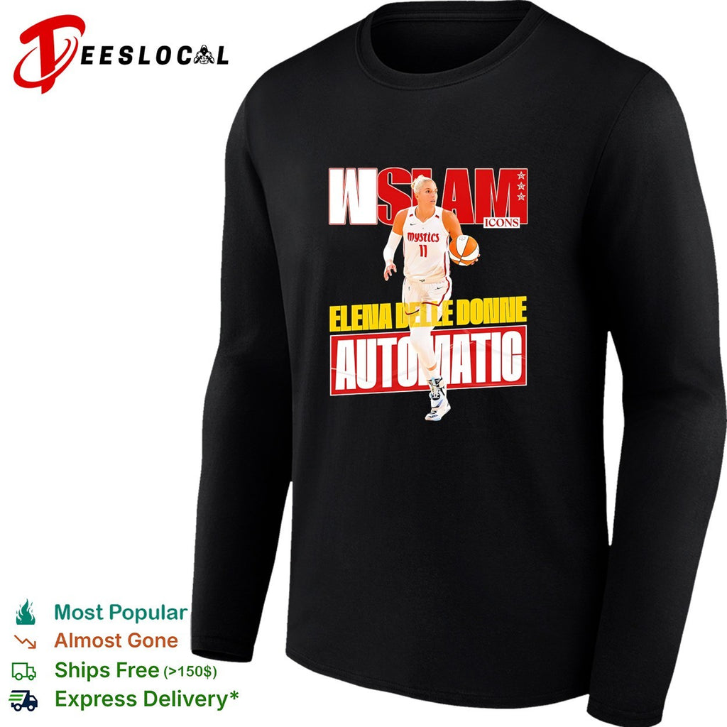 Elena Delle Donne Washington Mystics automatic WNBA SLAM Icons shirt