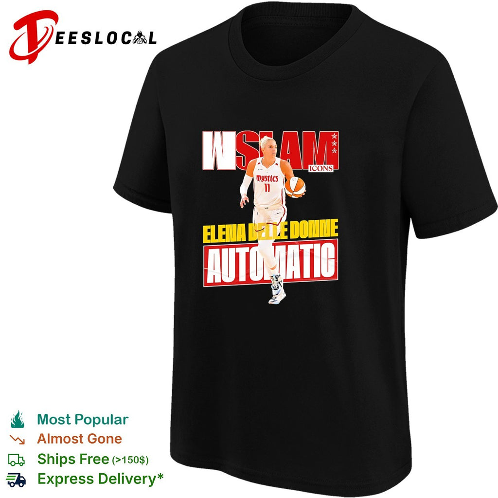 Elena Delle Donne Washington Mystics automatic WNBA SLAM Icons shirt