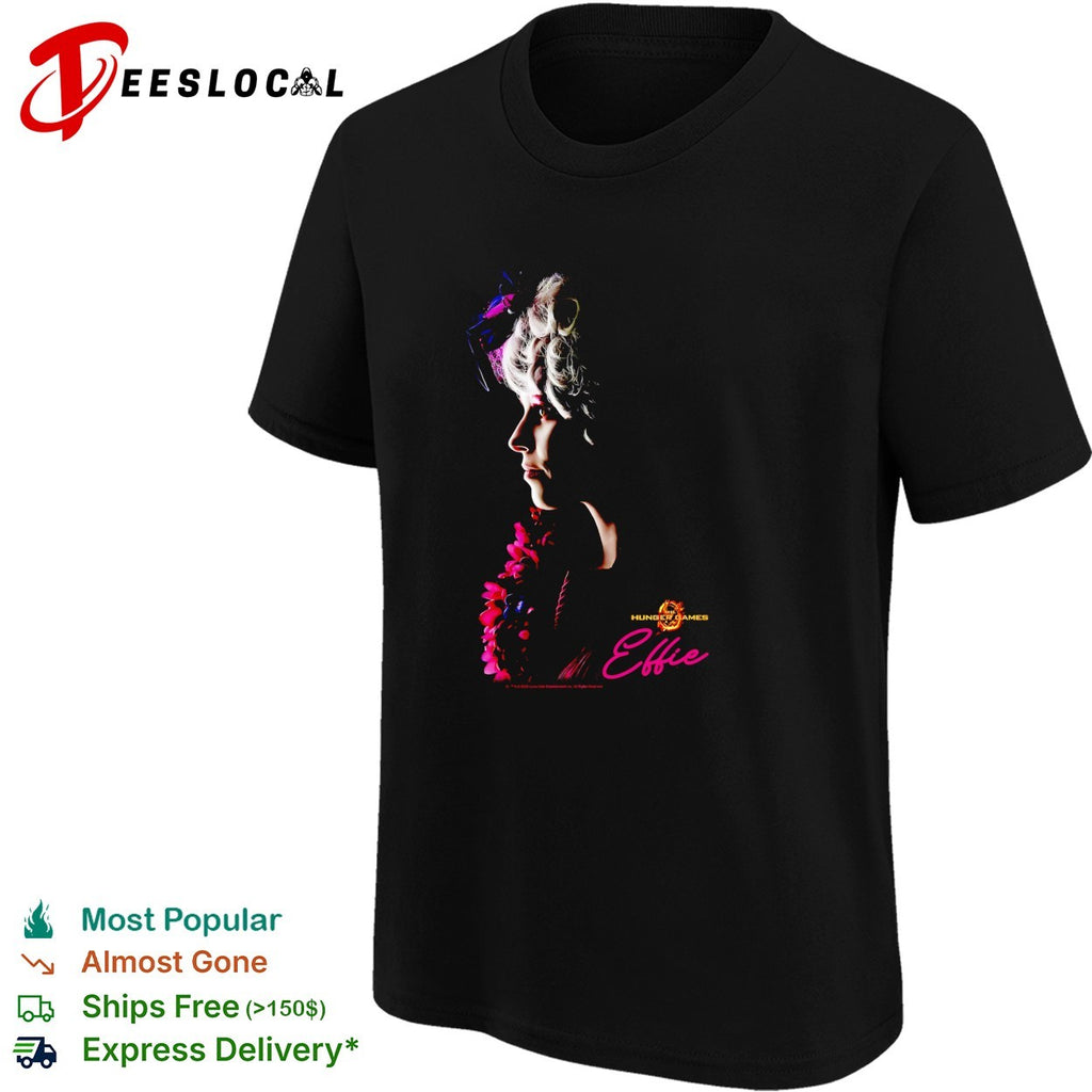 Ellie glamour woman portrait curly hair poster shirt