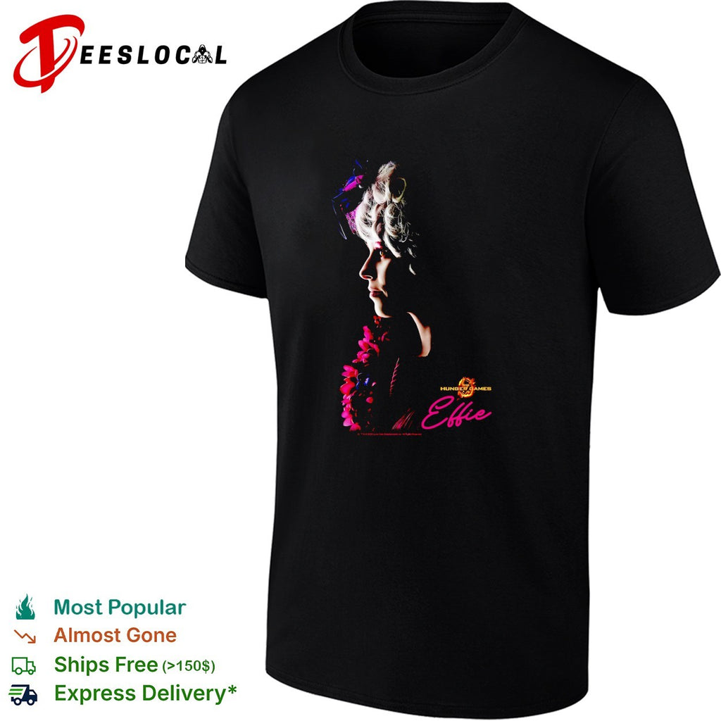 Ellie glamour woman portrait curly hair poster shirt