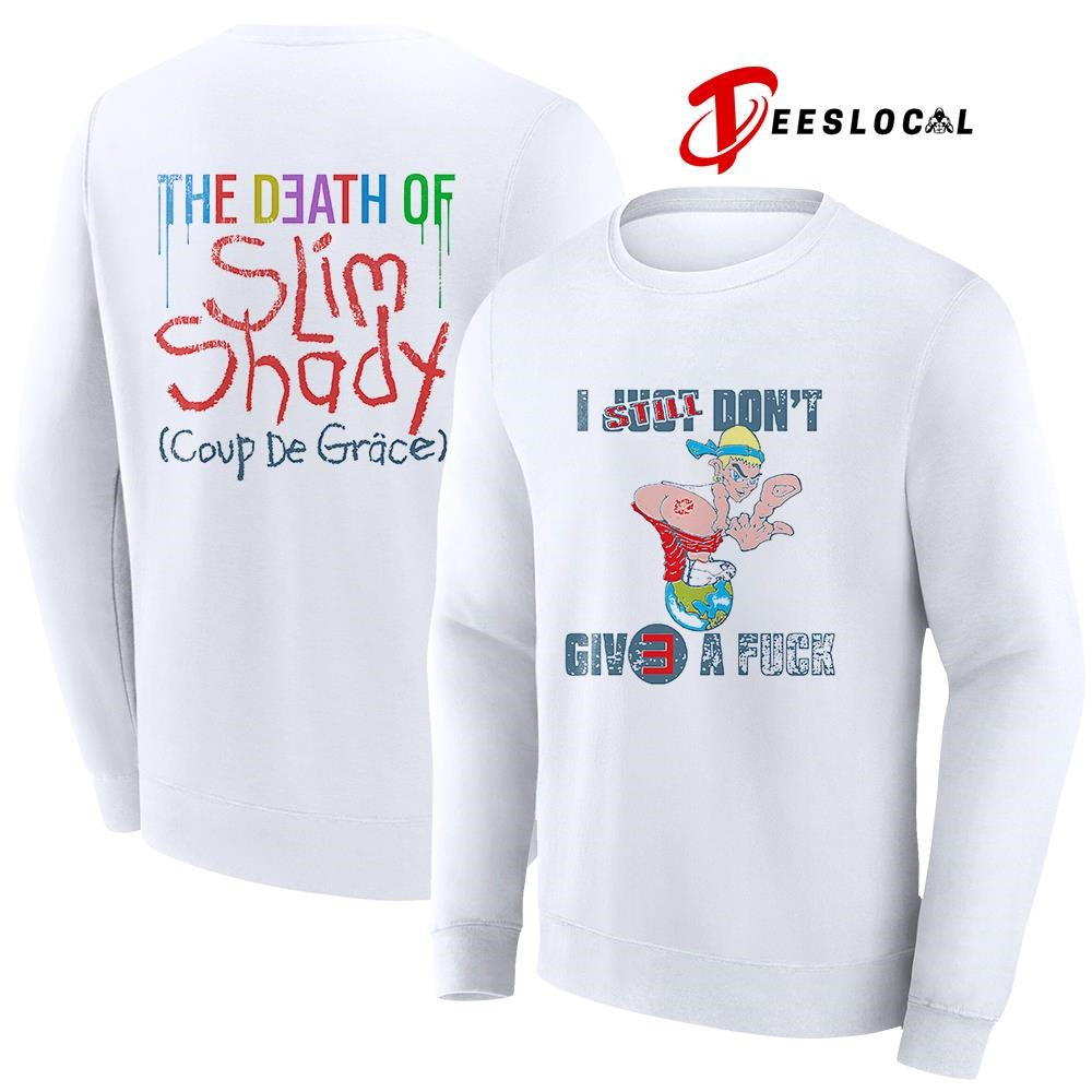 Eminem I just still don’t give a fuck the death of Slim Shady coup de Grace graphic shirt