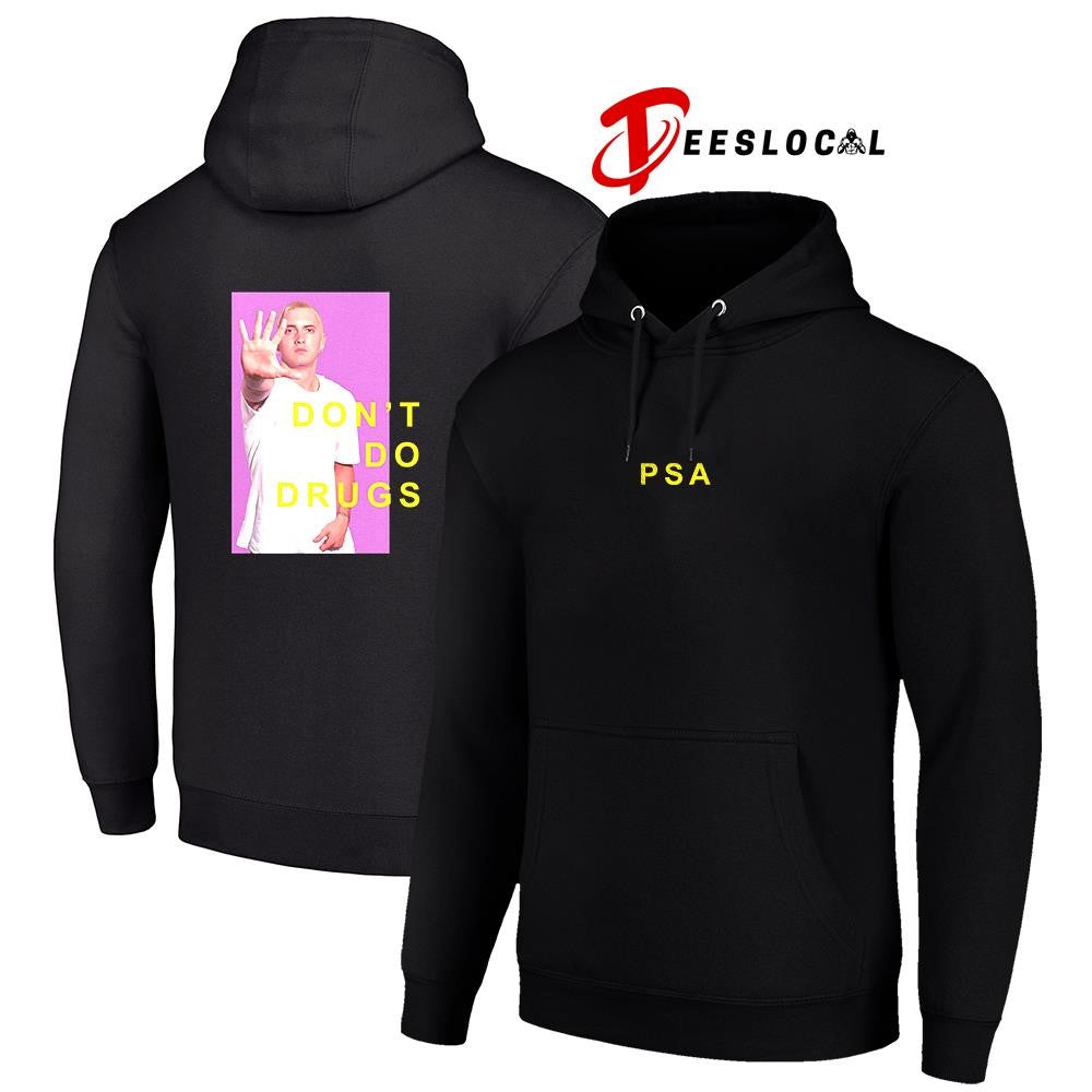 Eminem PSA don’t do drugs graphic shirt