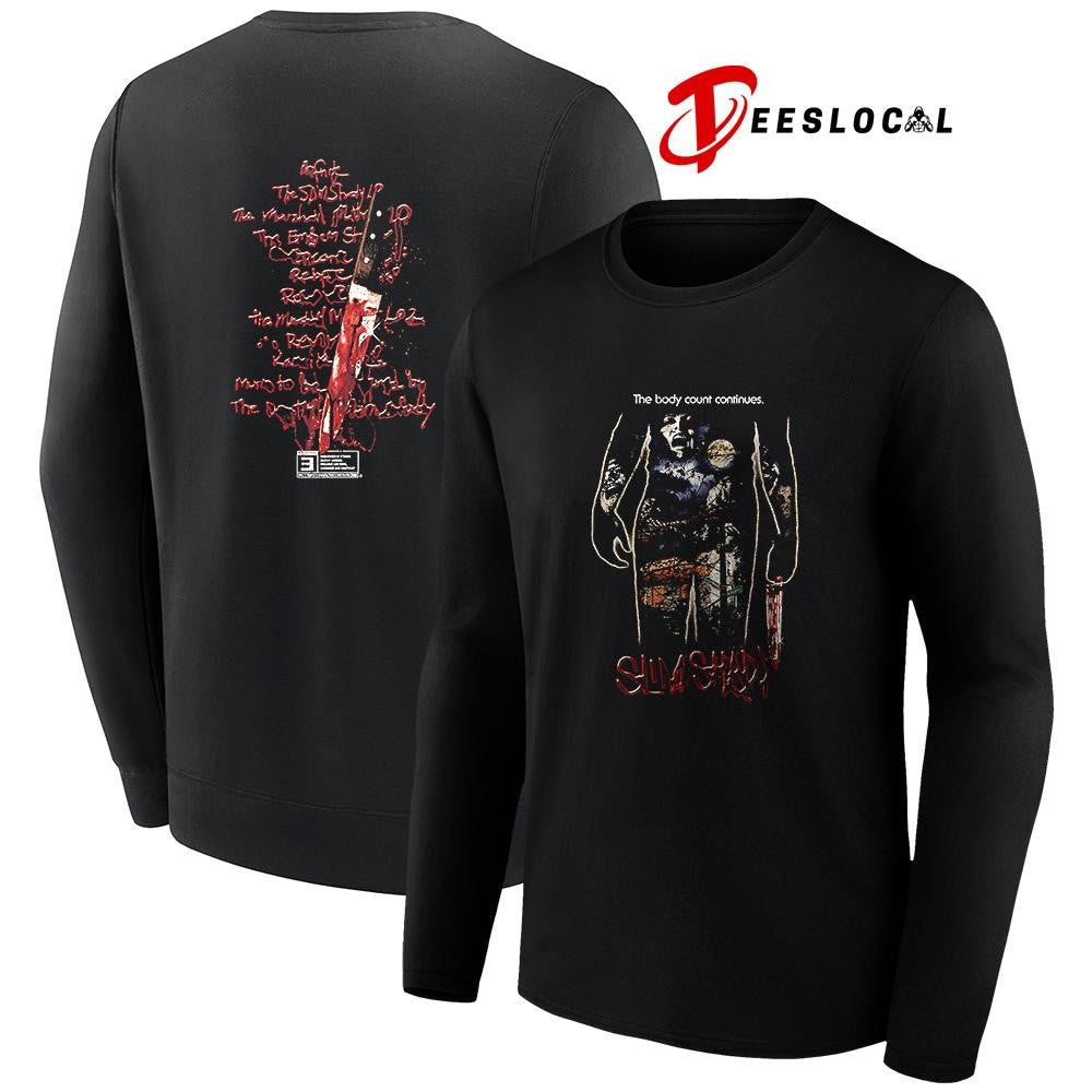 Eminem Slim Shady the body count continues Massacre Capsule graphic shirt