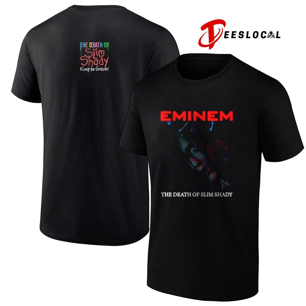 Eminem the death of Slim Shady TDOSS album cover graphic shirt
