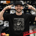 Emotional Support Husband Do Not Pet Funny Monkey Shirt