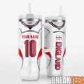 England Jersey Design WC26 Custom Tumbler