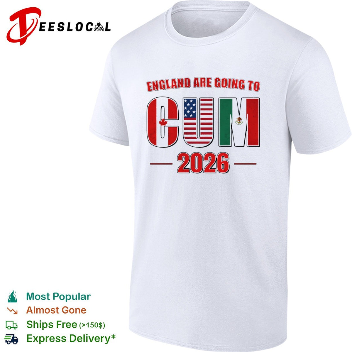 England are going to CUM 2026 Canada USA Mexico World Cup soccer football shirt