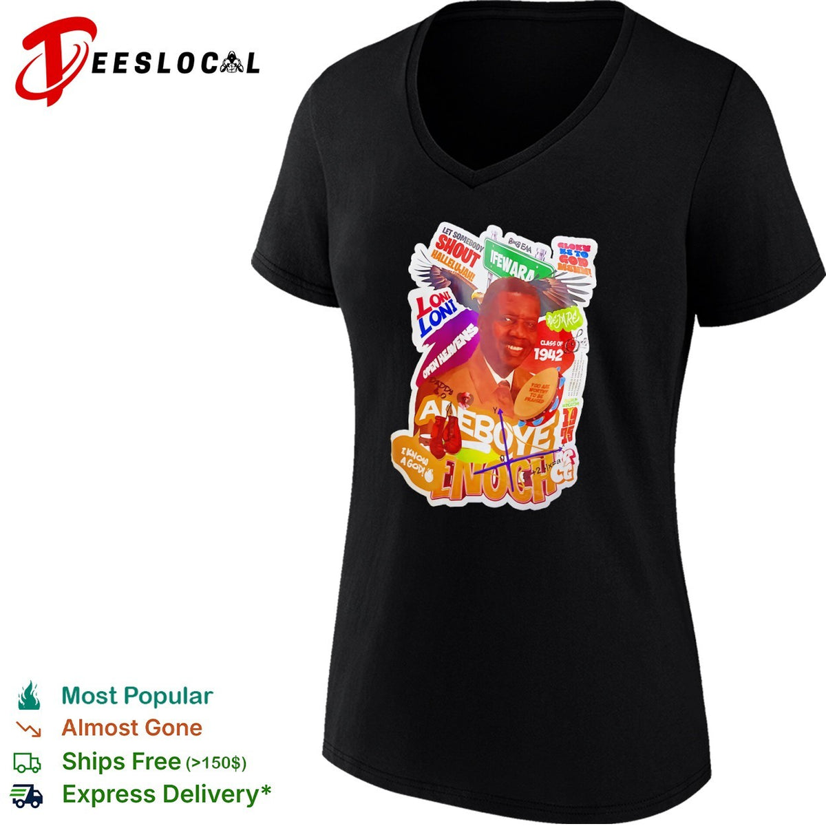 Enoch Adeboye Ifewara Shout Hallelujah Loni Loni Open Heavens Class of 1942 shirt