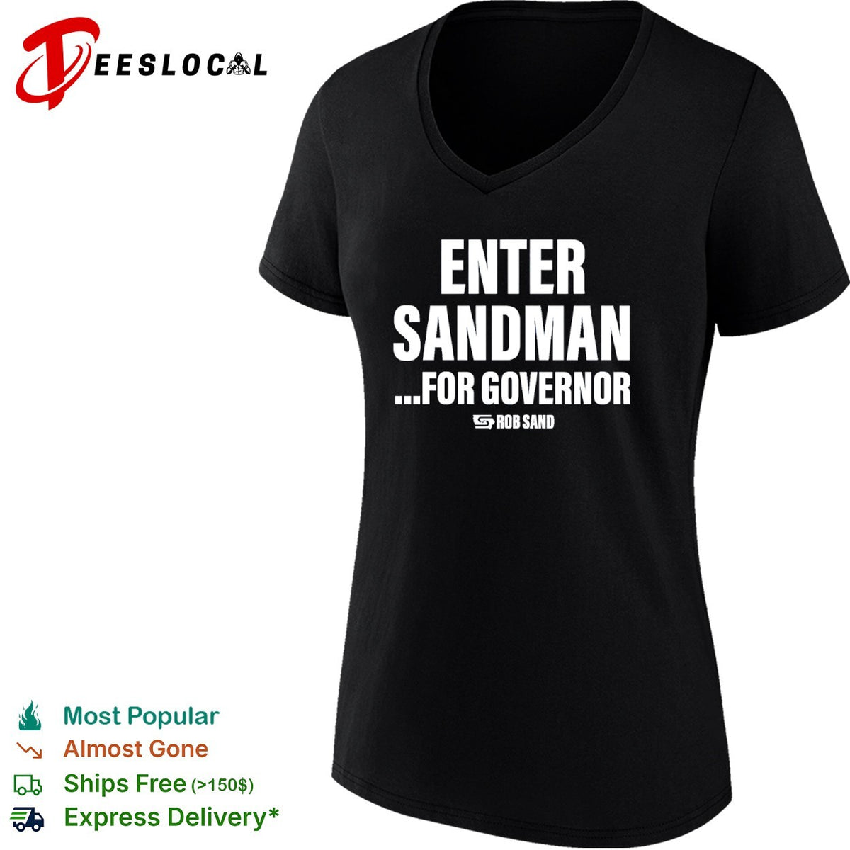 Enter Sandman for Governor Rob Sand shirt
