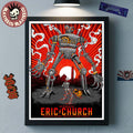 Eric Church Washington DC 2026 Night 1 Venue Poster Free The Machine Tour At The Anthem On January 22 2026 Decor Poster Canvas