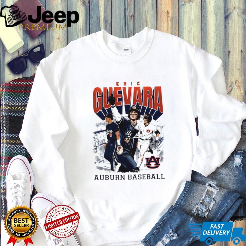 Eric Guevara Auburn Tigers Baseball Player Tribute Vintage T Shirt