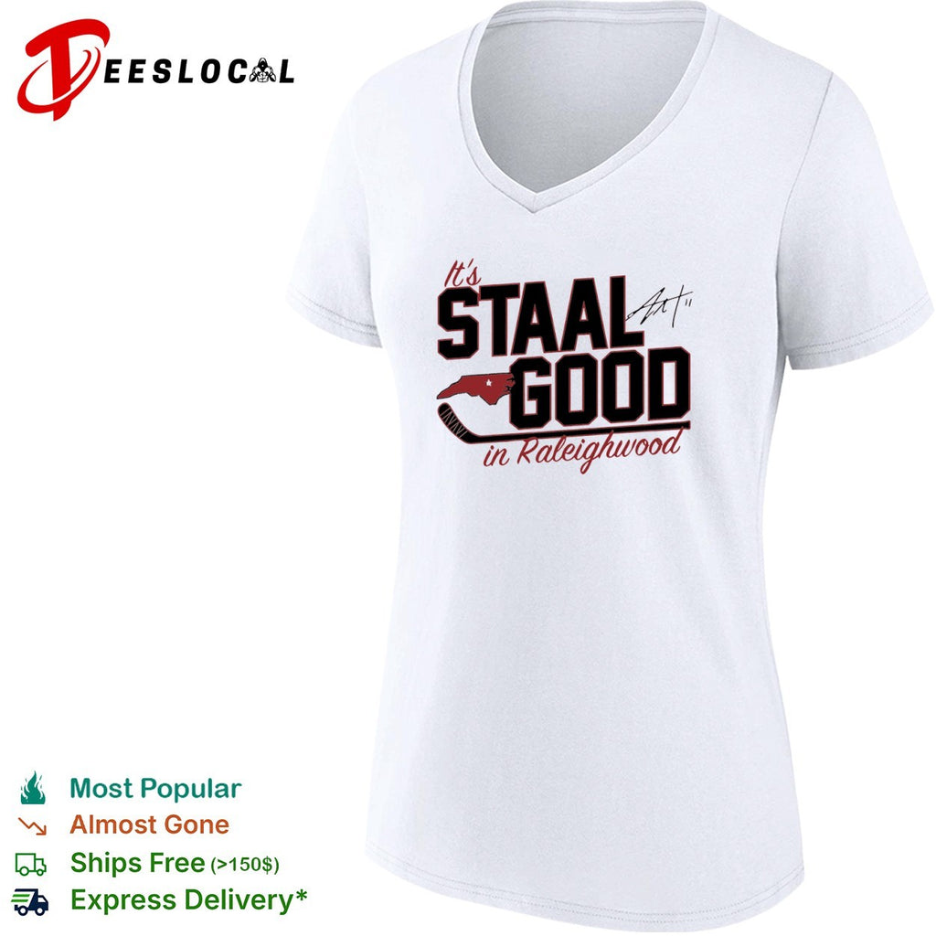 Eric Staal Carolina Hurricanes NHL It’s Staal Good in Raleighwood hockey shirt