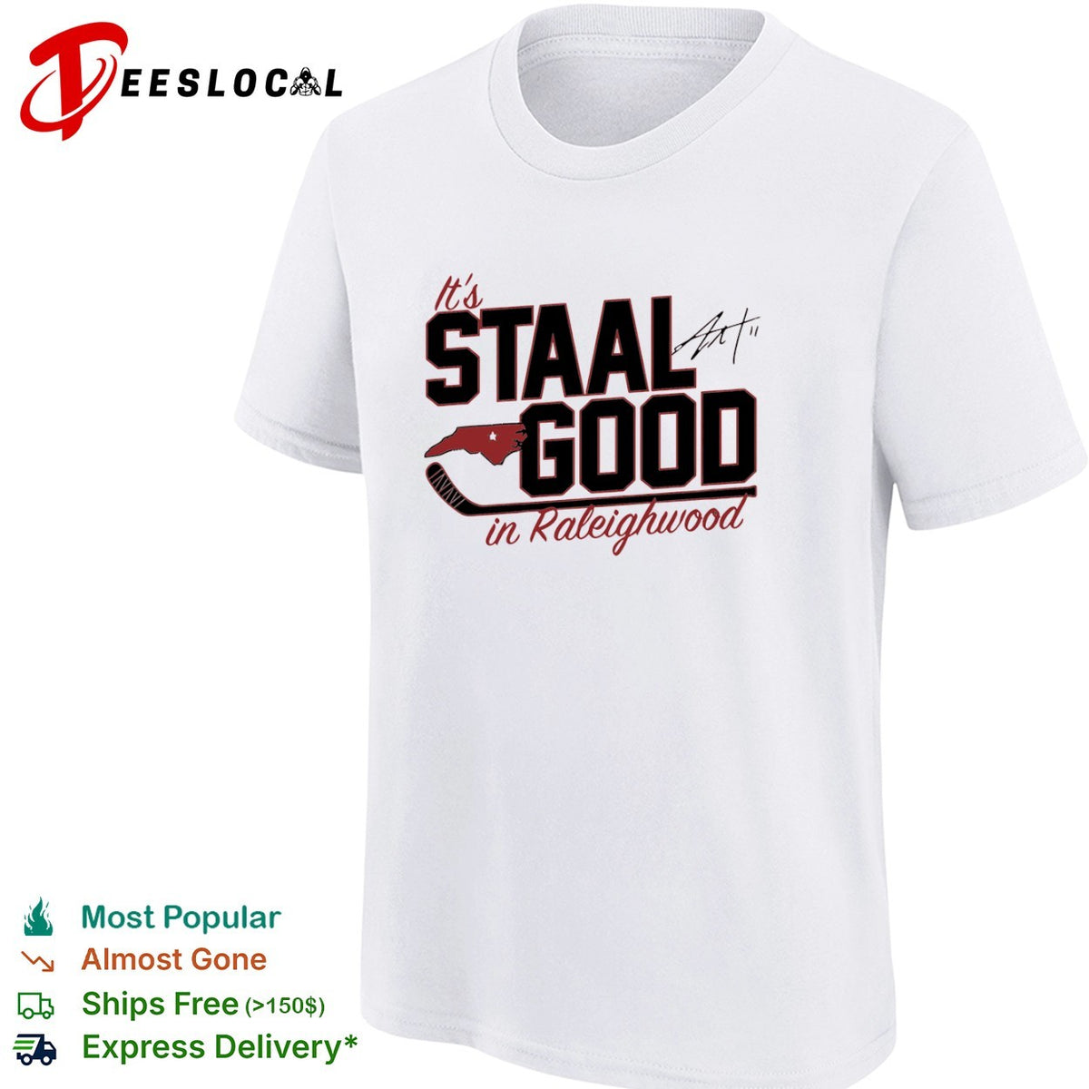 Eric Staal Carolina Hurricanes NHL It’s Staal Good in Raleighwood hockey shirt